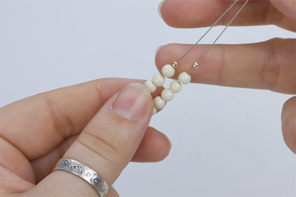 Krok 5. Tak powinny wyglądać nawleczone kuleczki