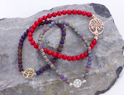 Bransoletka na gumce z łącznikiem