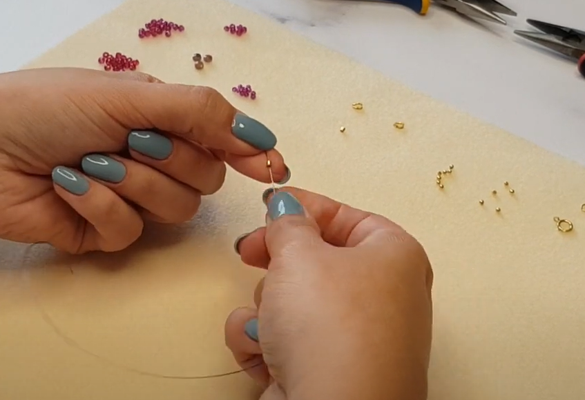 jak zakonczyc naszyjnik koncowki skobelki 2