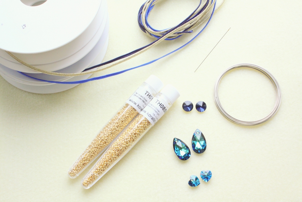 elementy potrzebne do zrobienia kolczyków