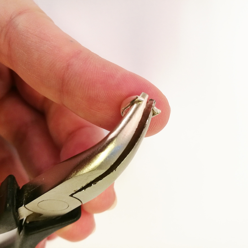 męski naszyjnik z hematytów i srebra