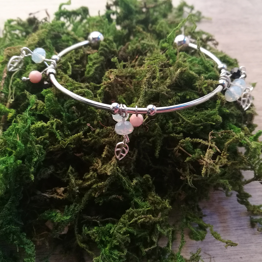 bransoletka na bazie ze stali chirurgicznej