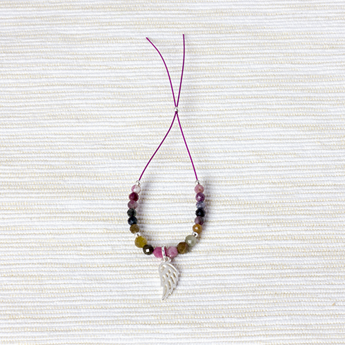 kolczyki z turmalinami