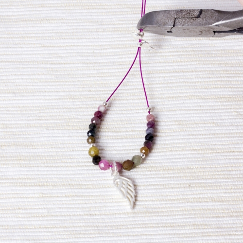 kolczyki z turmalinami