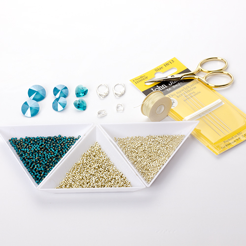 kolczyki z rivoli Swarovski