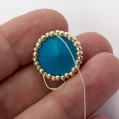 kolczyki z rivoli Swarovski