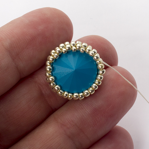 kolczyki z rivoli Swarovski