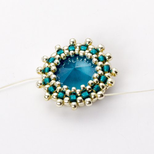 kolczyki z rivoli Swarovski