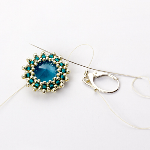 kolczyki z rivoli Swarovski