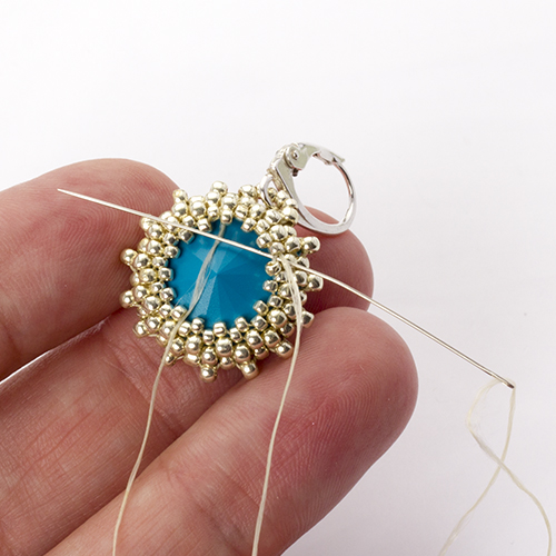 kolczyki z rivoli Swarovski