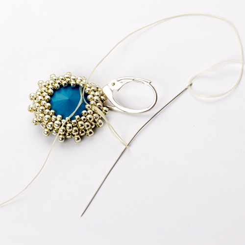 kolczyki z rivoli Swarovski