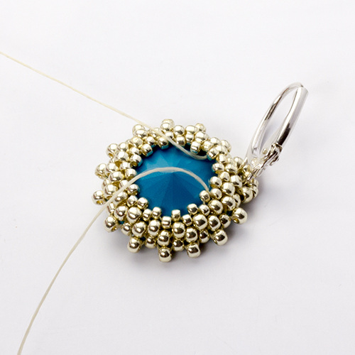 kolczyki z rivoli Swarovski