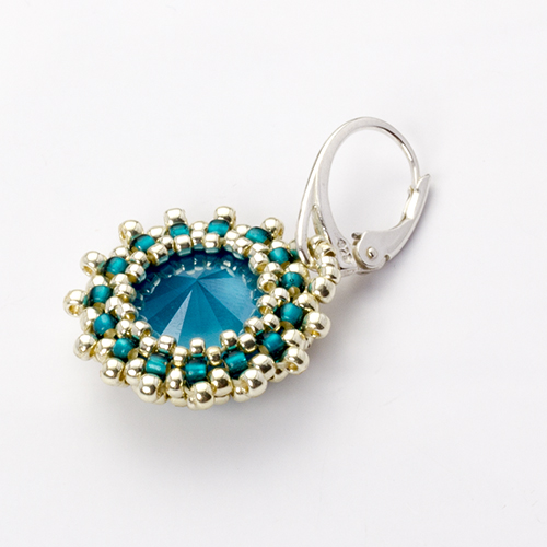 kolczyki z rivoli Swarovski