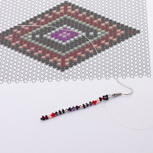 kolczyki geometryczne peyot