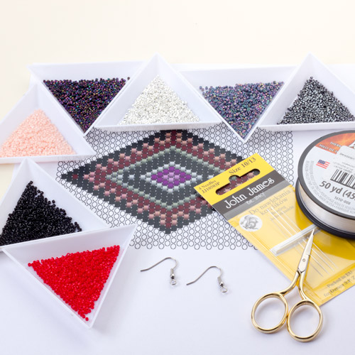 kolczyki geometryczne peyot