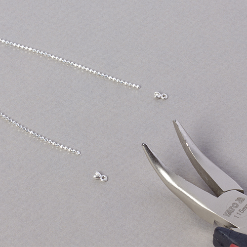 naszyjnik z łącznikiem nieskończoność