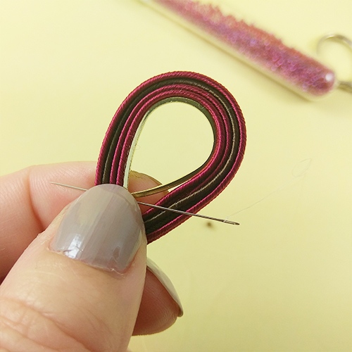 kolczyki sutasz Wiśnie w czekoladzie