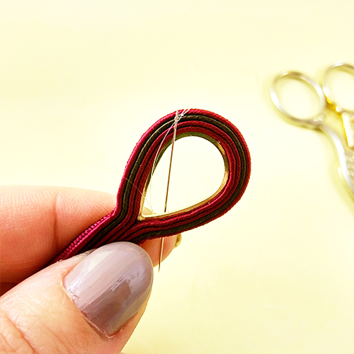 kolczyki sutasz Wiśnie w czekoladzie