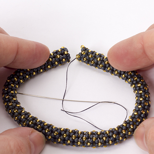 wisior ścieg chenille stitch