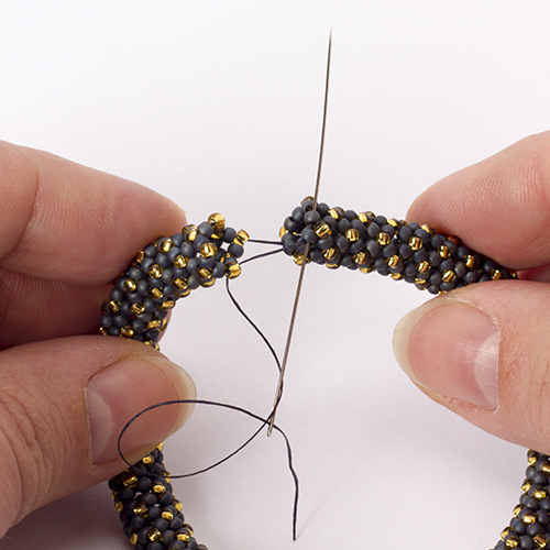 wisior ścieg chenille stitch