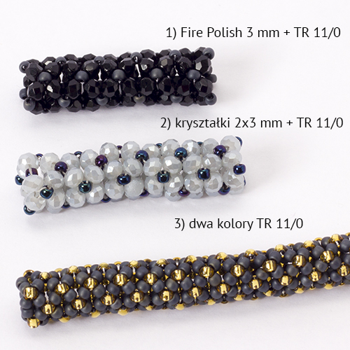 wisior ścieg chenille stitch