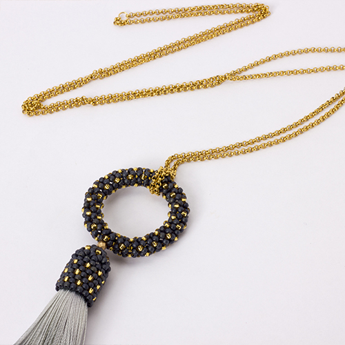 wisior ścieg chenille stitch