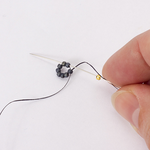 wisior ścieg chenille stitch