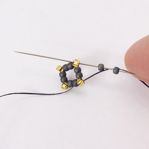 wisior ścieg chenille stitch