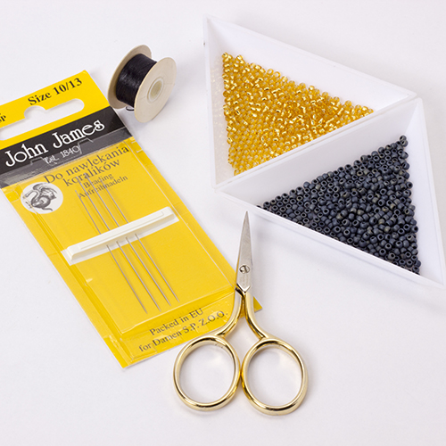 wisior ścieg chenille stitch