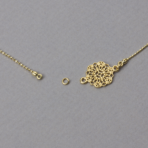 zestaw bransoletek złota mandala z amazonitem