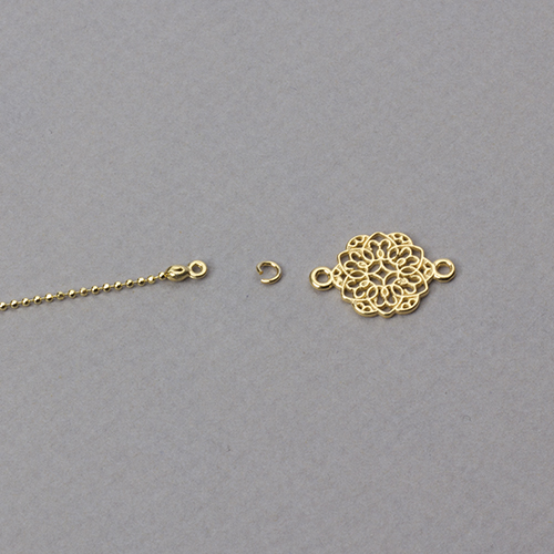 zestaw bransoletek złota mandala z amazonitem