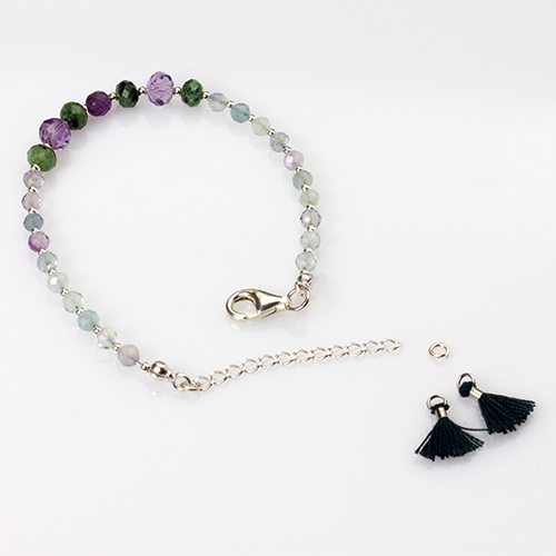 bransoletka z okrągłymi łapaczkami