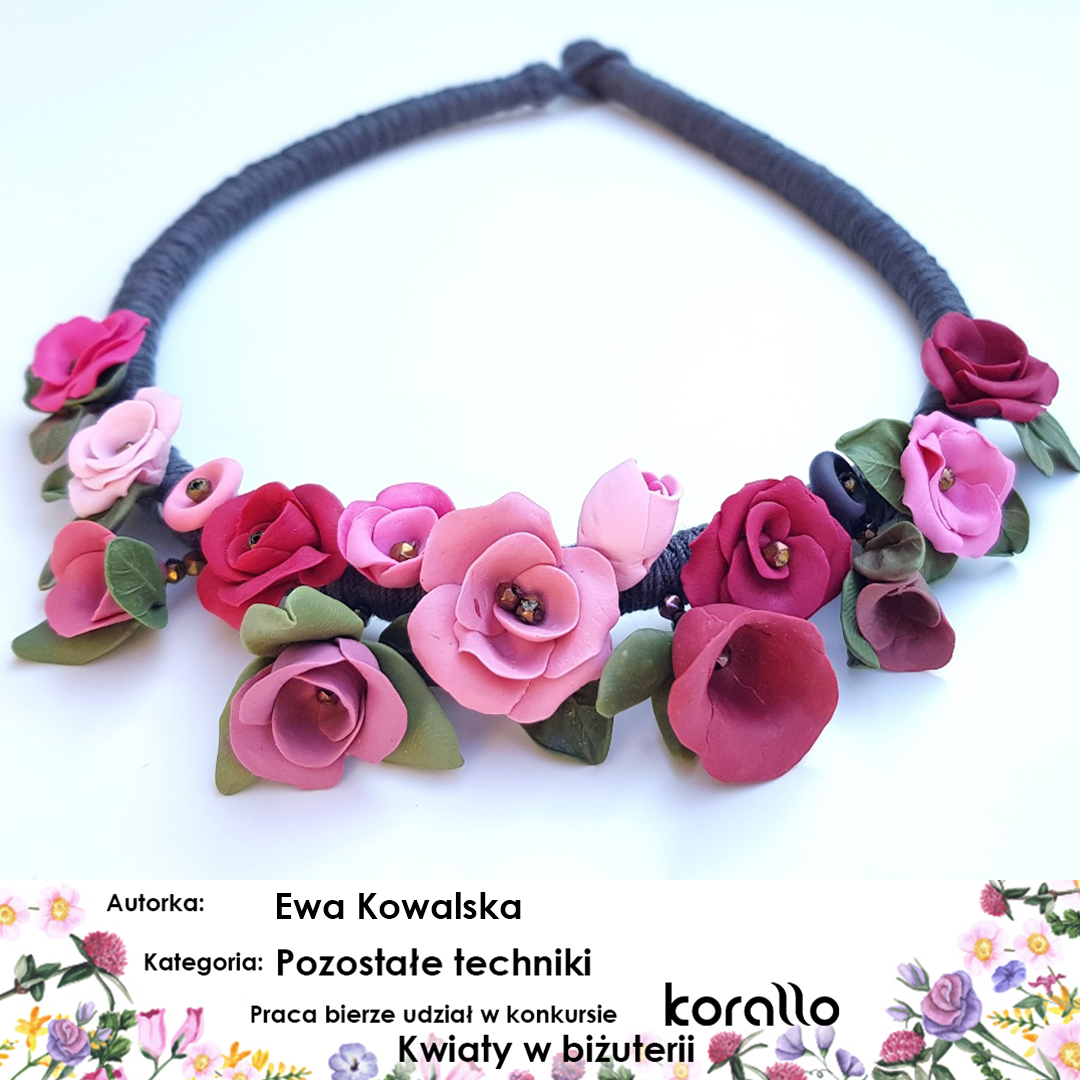 galeria prac konkursowych - Kwiaty w biżuterii