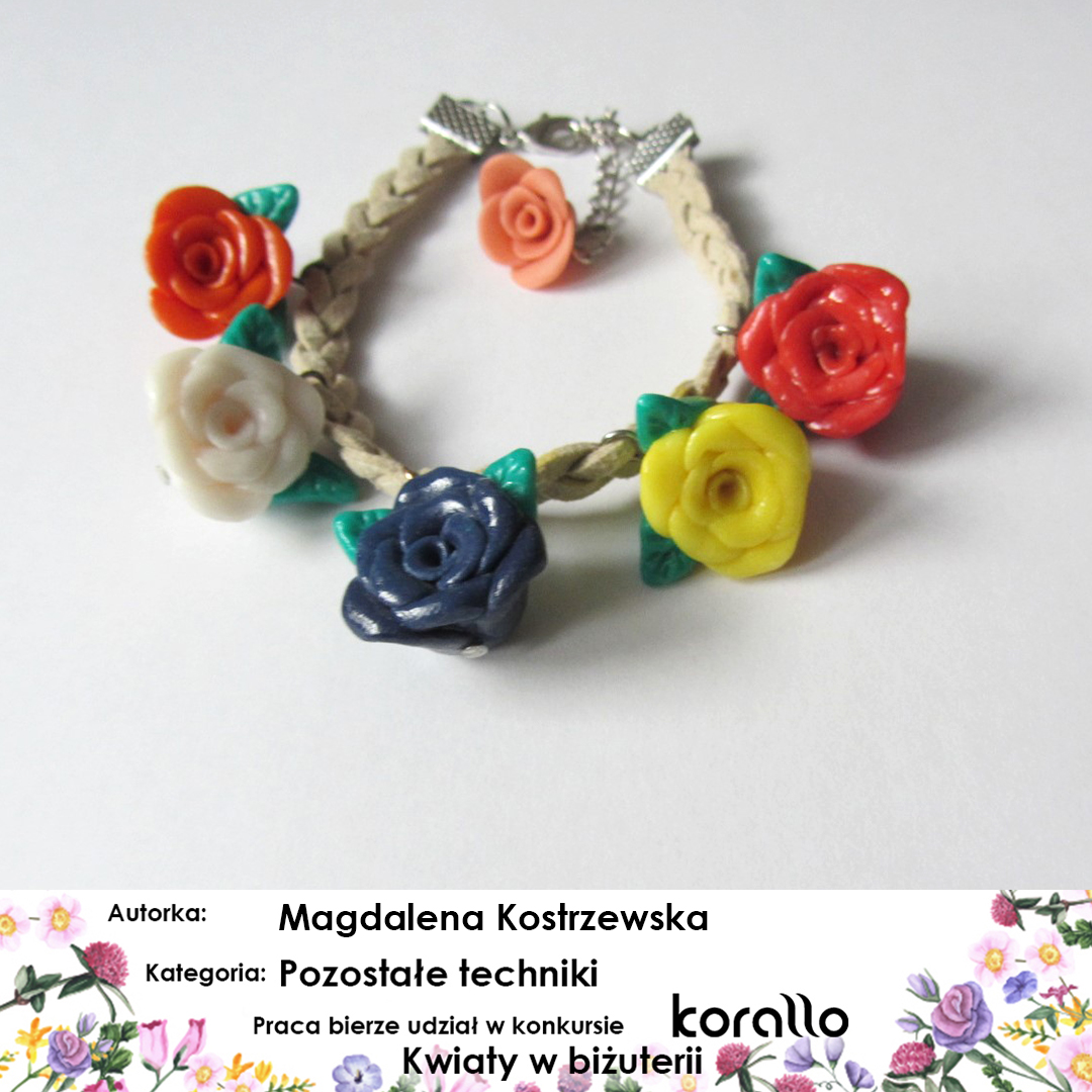 galeria prac konkursowych - Kwiaty w biżuterii