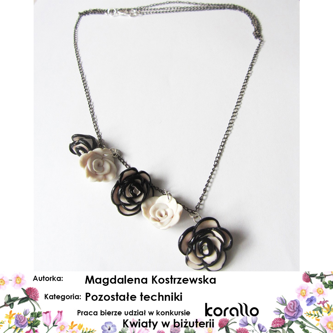 galeria prac konkursowych - Kwiaty w biżuterii