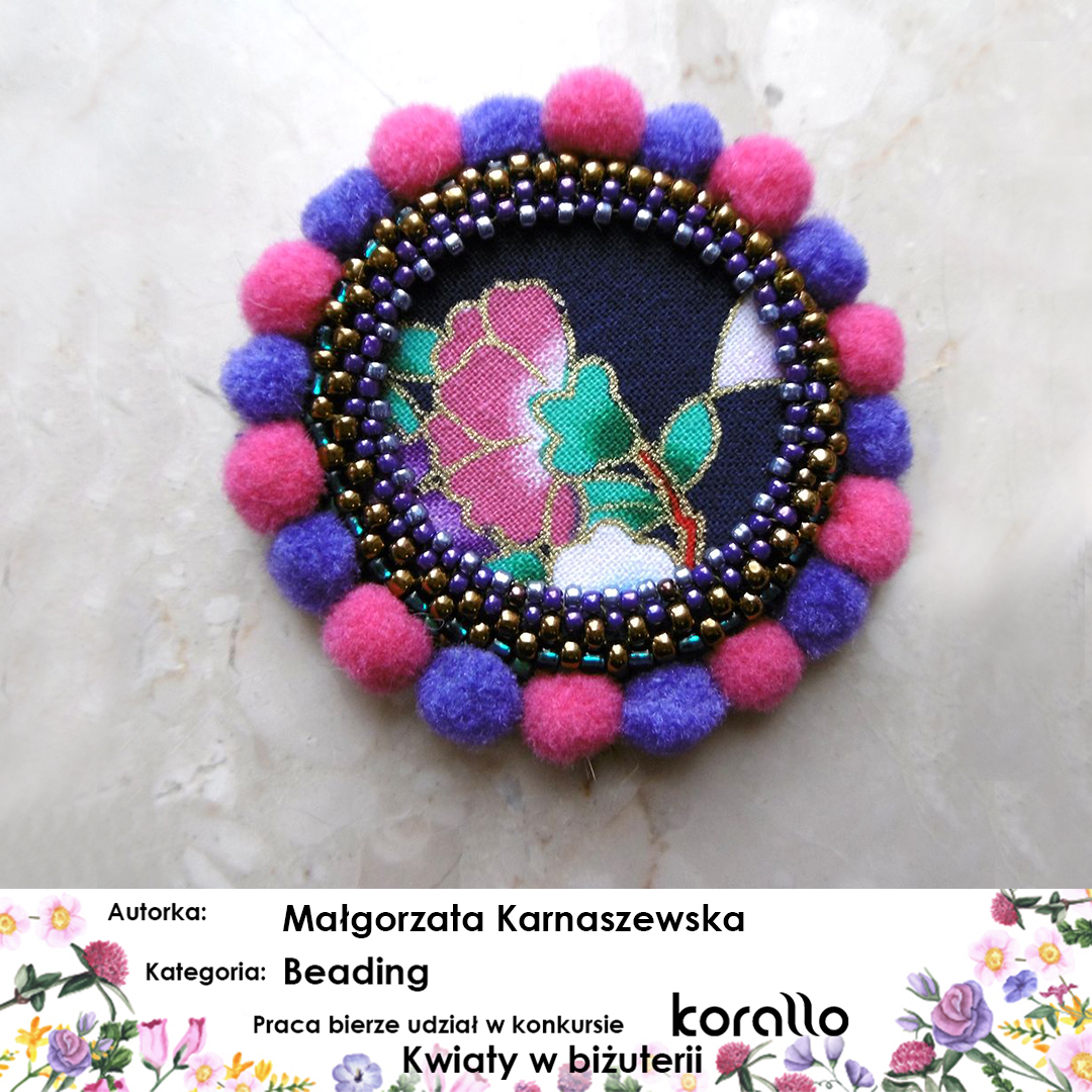 galeria prac konkursowych - Kwiaty w biżuterii