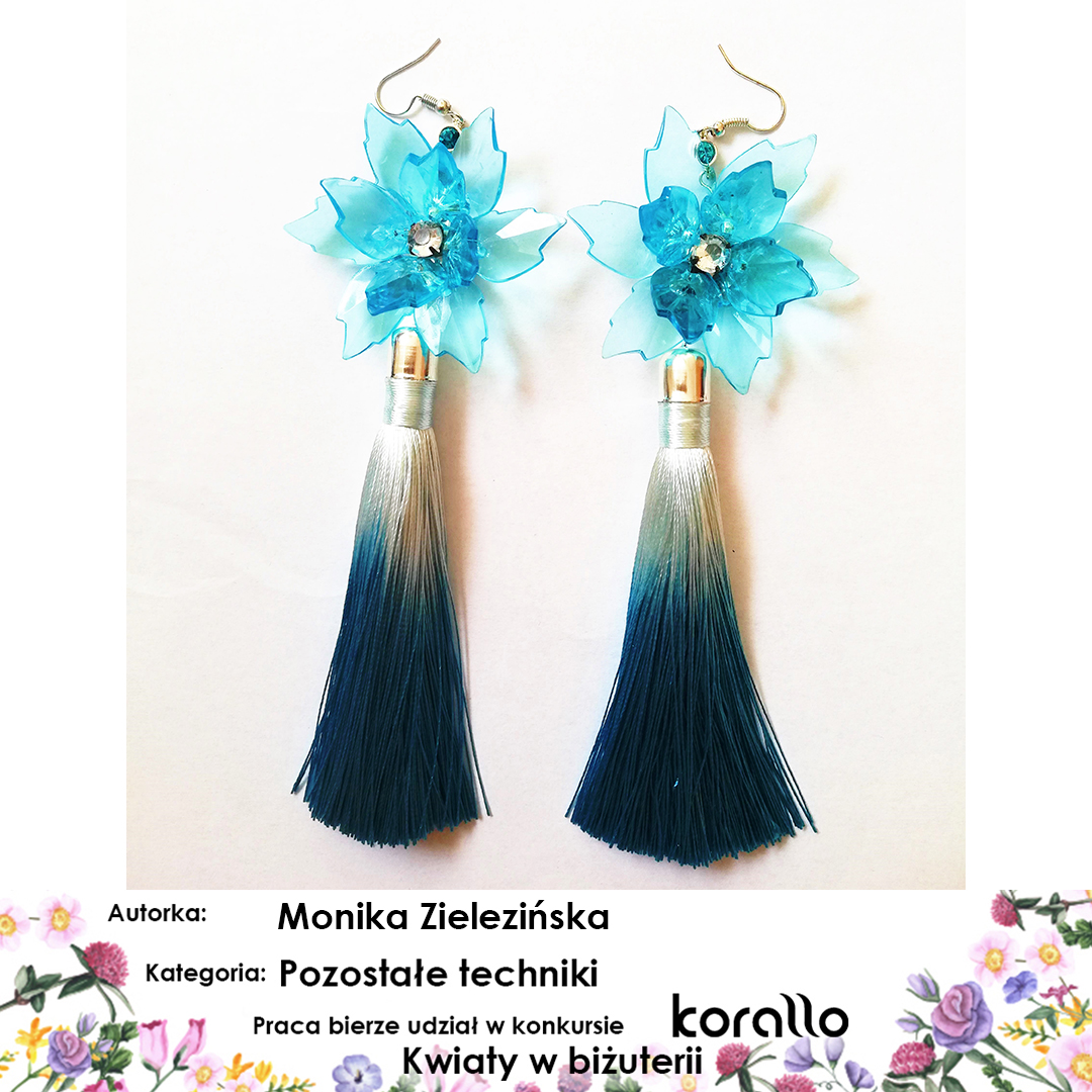 galeria prac konkursowych - Kwiaty w biżuterii