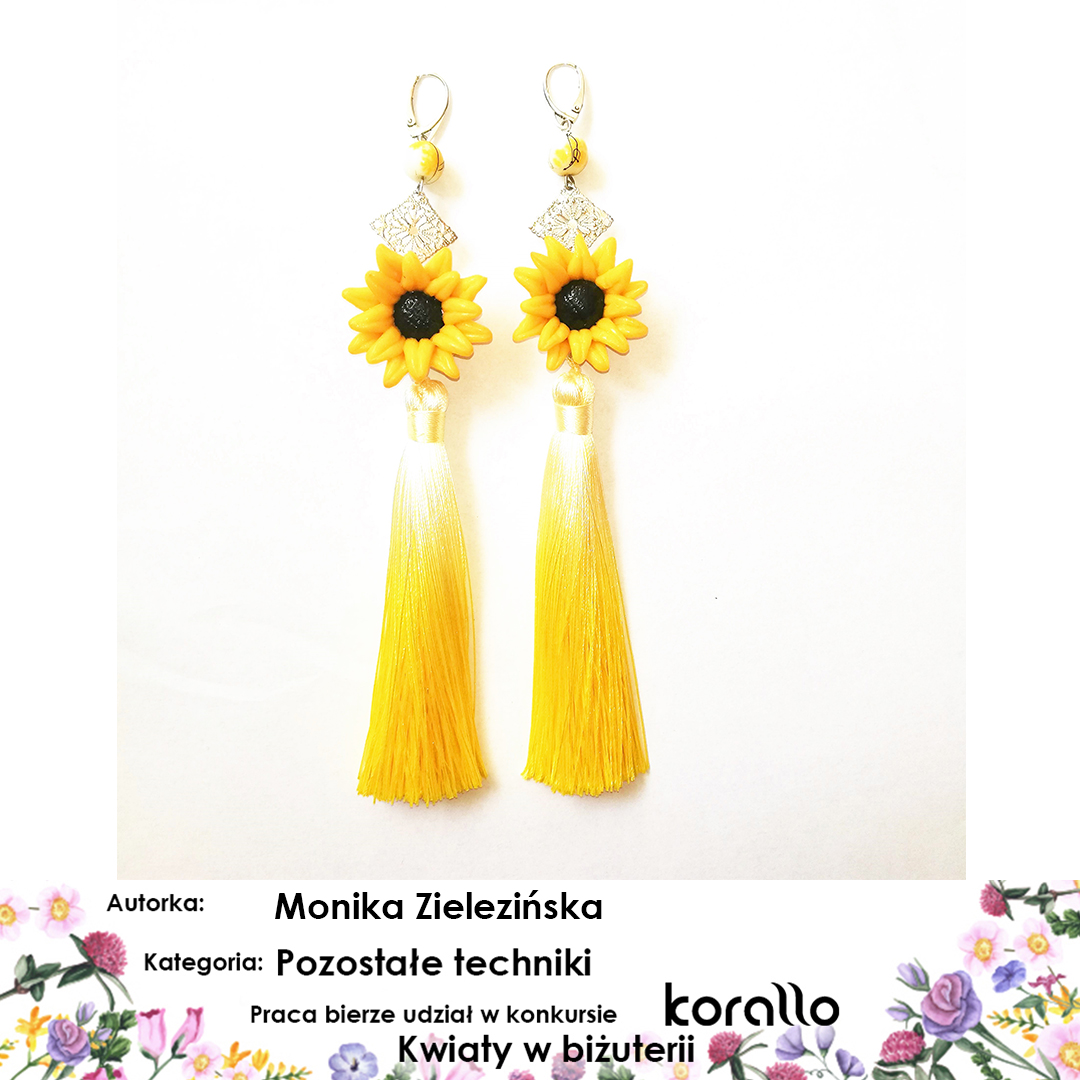 galeria prac konkursowych - Kwiaty w biżuterii