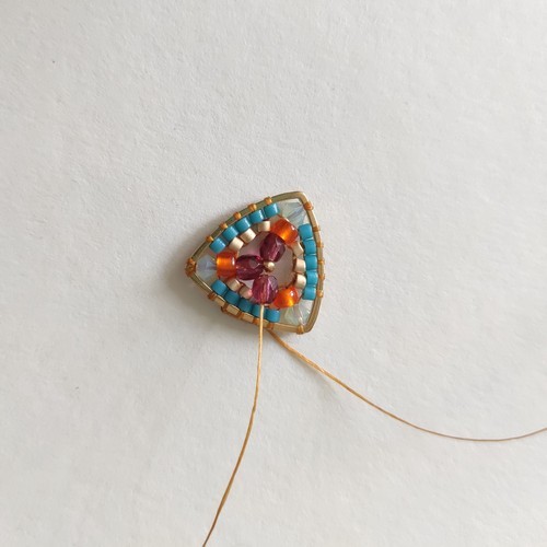 kolczyki z koralikami Miyuki