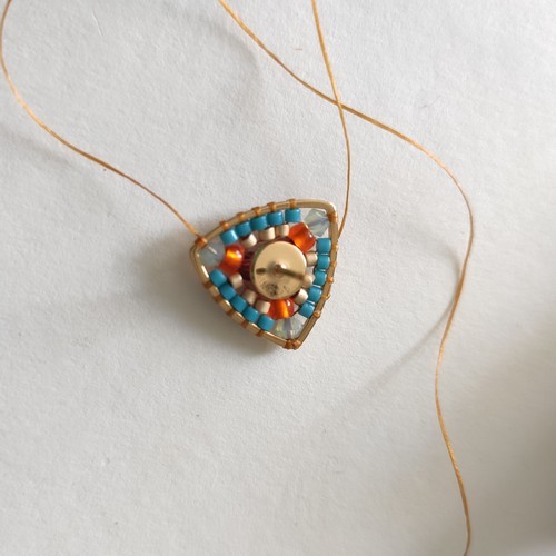 kolczyki z koralikami Miyuki