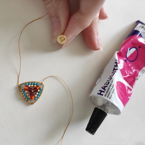 kolczyki z koralikami Miyuki