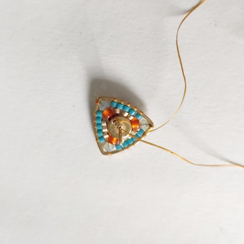 kolczyki z koralikami Miyuki