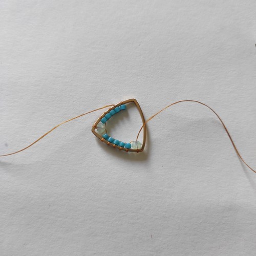 kolczyki z koralików Miyuki i kryształków na bazach ze stali szlachetnej