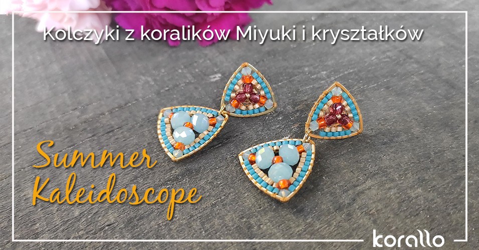 kolczyki z koralików Miyuki