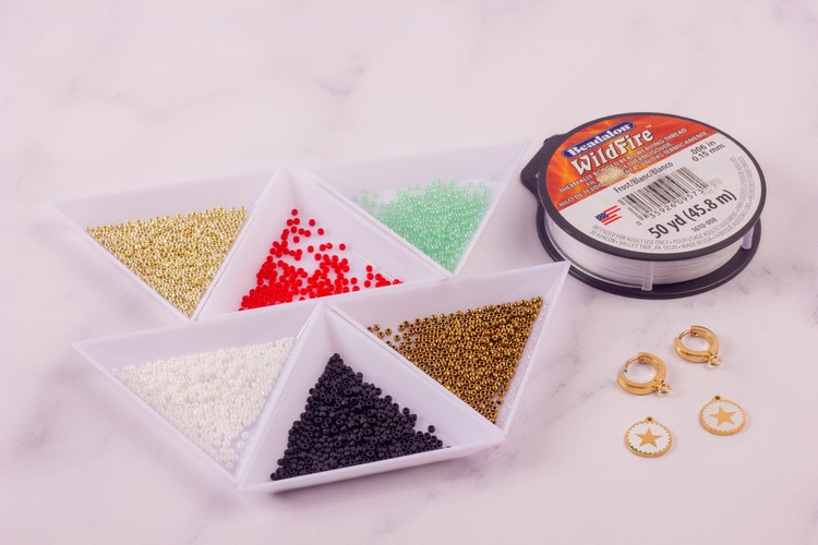 Kolczyki pop - art potrzebne materiały