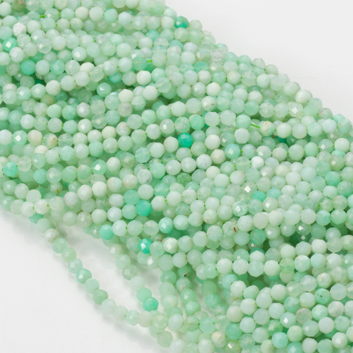 koralik kulka fasetowana jadeit australijski zielony DK0810