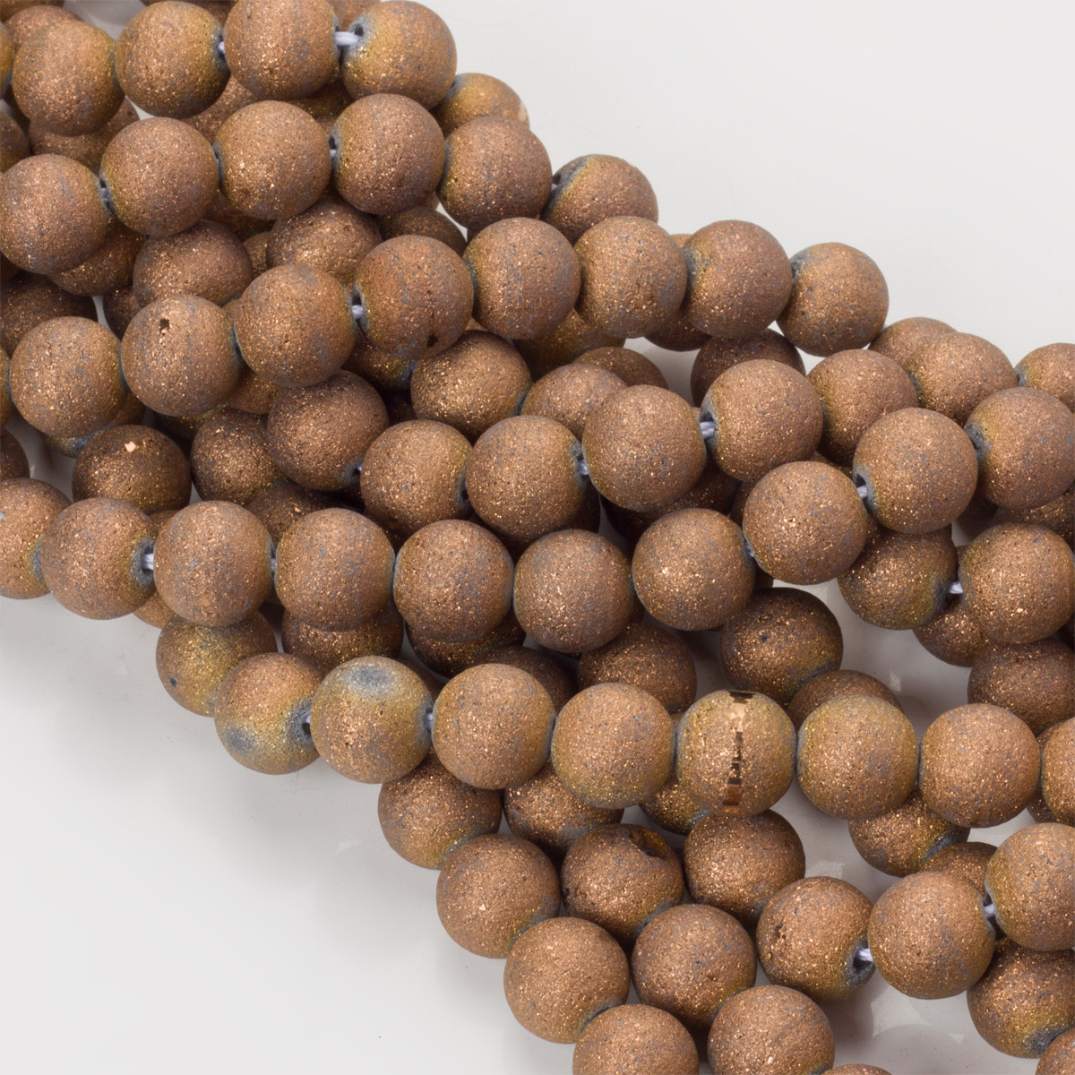 koralik kulka powlekana kwarc syntetyczny KA0110