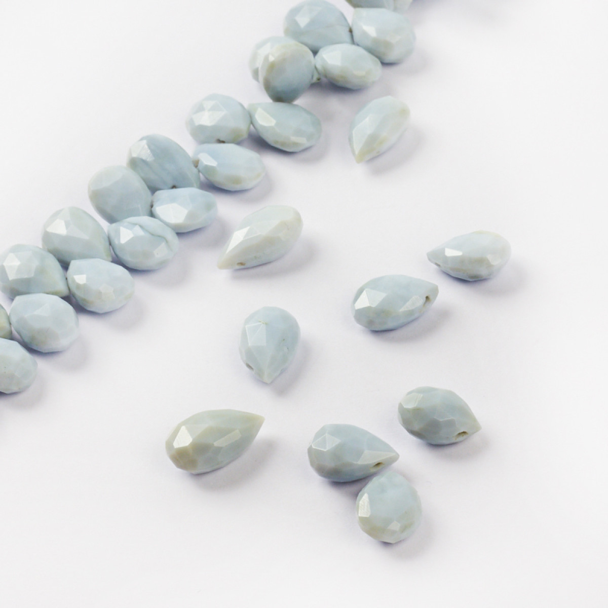 koralik lezka fasetowana niebieska larimar KA2084