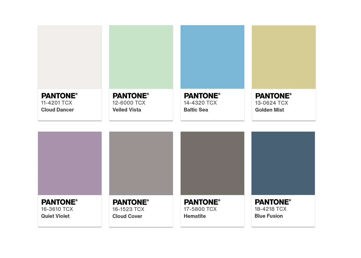 pantone color palette light shadow