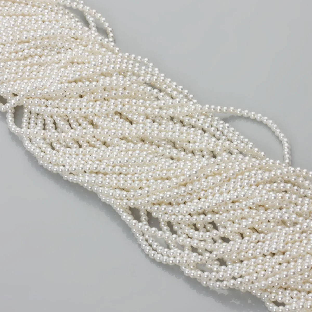 Perły ceramiczne kulka biała 2,5mm [PH0958]